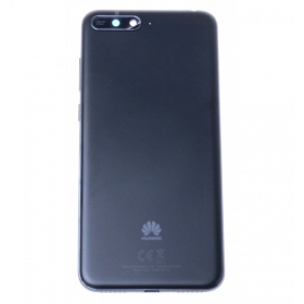 Huawei Y6 2018 tapa trasera de la batería (negro) (usada grade C, original)