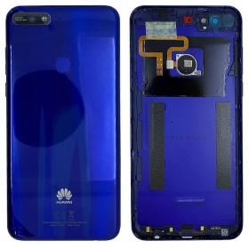 Huawei Y7 2018 tapa trasera de la batería (azul) (usada grade C, original)