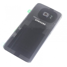Samsung G935F Galaxy S7 Edge tapa trasera de la batería (negro) (usada grade B, original)