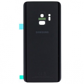 Samsung G960F Galaxy S9 tapa trasera de la batería negro (Midnight Black) (usada grade C, original)