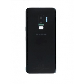 Samsung G965F Galaxy S9 Plus tapa trasera de la batería negro (Midnight Black) (usada grade C, original)
