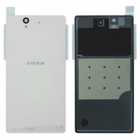 Sony Xperia Z L36h C6602 / Xperia Z C6603 tapa trasera de la batería (blanco)