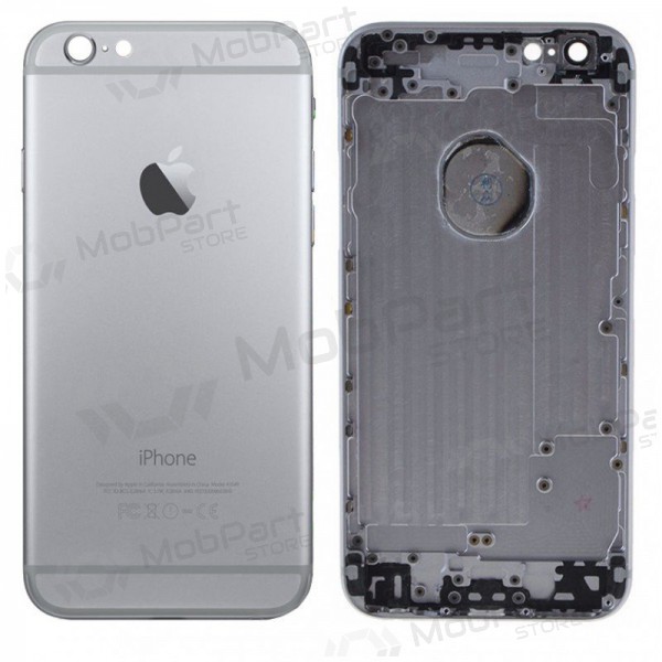 Apple iPhone 6 tapa trasera de la batería gris (space grey) (usada grade B, original) Apple iPhone 6 tapa trasera de la batería gris (space grey) (usada grade B, original)