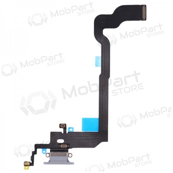 Apple iPhone X modulo de carga (plata) Apple iPhone X modulo de carga (plata)