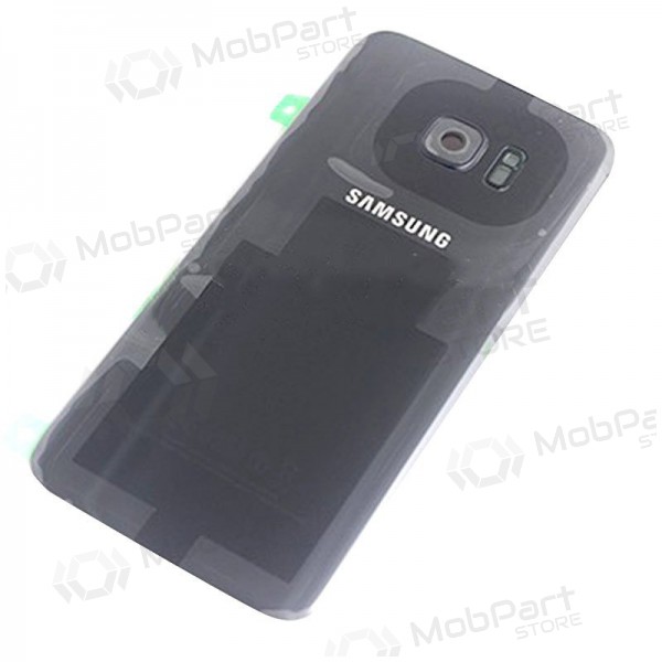 Samsung G935F Galaxy S7 Edge tapa trasera de la batería (negro) (usada grade B, original)