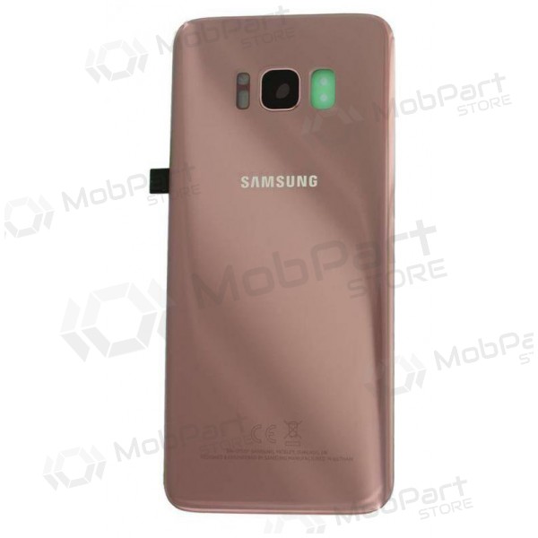 Samsung G950F Galaxy S8 tapa trasera de la batería rosado (Rose Pink) (usada grade C, original) Samsung G950F Galaxy S8 tapa trasera de la batería rosado (Rose Pink) (usada grade C, original)