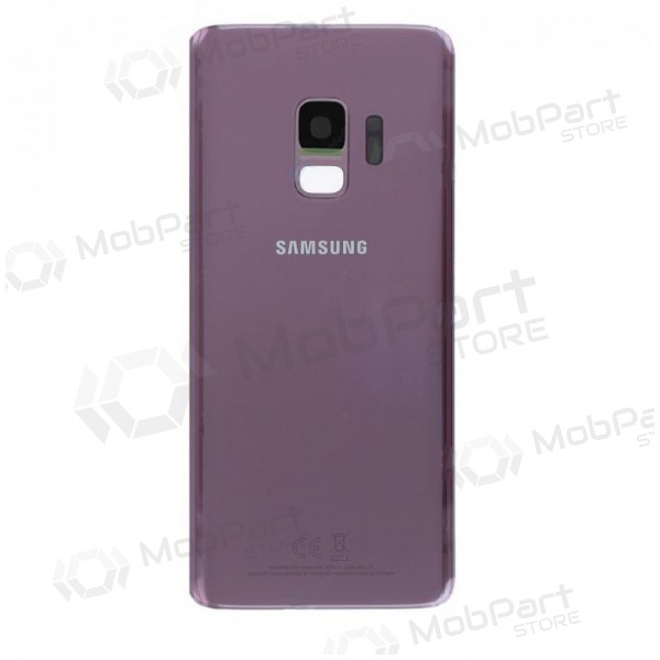 Samsung G960F Galaxy S9 tapa trasera de la batería violetinė (Lilac Purple) (usada grade C, original) Samsung G960F Galaxy S9 tapa trasera de la batería violetinė (Lilac Purple) (usada grade C, original)