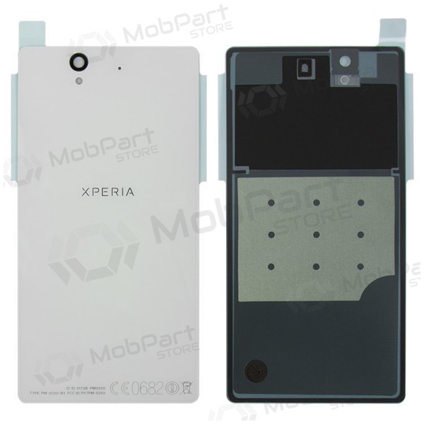 Sony Xperia Z L36h C6602 / Xperia Z C6603 tapa trasera de la batería (blanco) Sony Xperia Z L36h C6602 / Xperia Z C6603 tapa trasera de la batería (blanco)