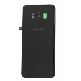 Samsung G950F Galaxy S8 tapa trasera de la batería negro (Midnight black) (usada grade C, original)