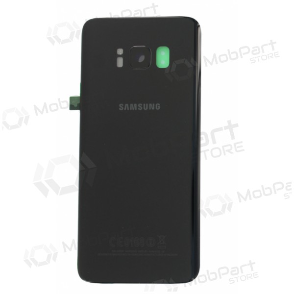 Samsung G950F Galaxy S8 tapa trasera de la batería negro (Midnight black) (usada grade C, original) Samsung G950F Galaxy S8 tapa trasera de la batería negro (Midnight black) (usada grade C, original)