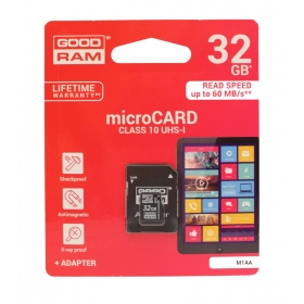 Tarjeta de memoria GOODRAM MicroSD 32GB (class 10) + SD adapter