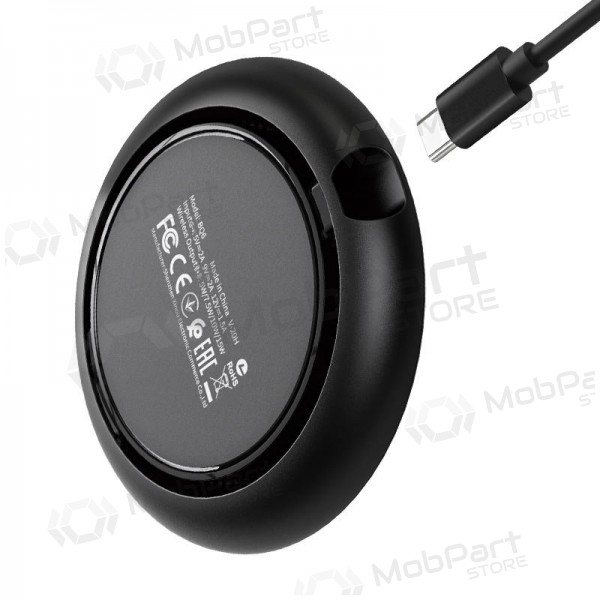 Cargador inalámbrica Borofone BQ6 QC3.0 (15W) (negro)