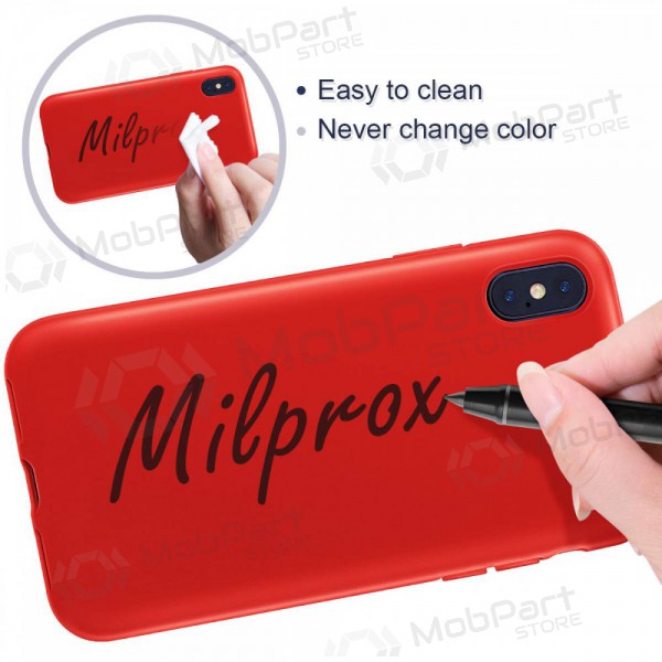 Funda para Apple iPhone 6 / 6S - Liquid Silicone - 1.5mm (rojo)