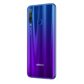 Huawei Honor 20 Lite tapa trasera de la batería azul (Phantom Blue) (usada grade C, original)