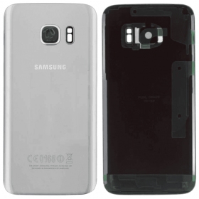 Tapa trasera para Samsung Galaxy S7 (plateada) - original