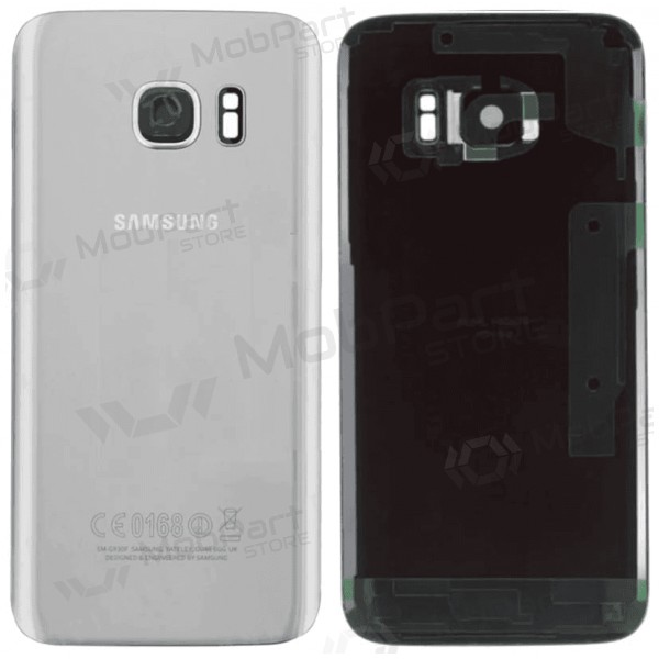 Tapa trasera para Samsung Galaxy S7 (plateada) - original