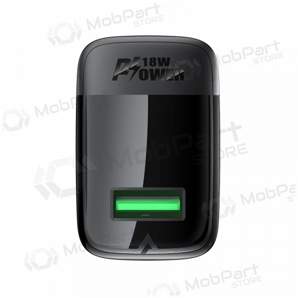 Cargador Acefast A90 18W USB-A negro