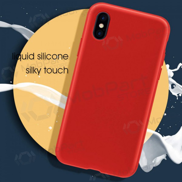 Funda para Apple iPhone 13 - Liquid Silicone - 1.5mm (rojo)