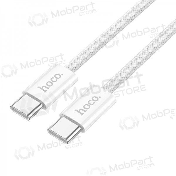 USB cable Hoco X104 60W USB-C to USB-C 2.0m blanco