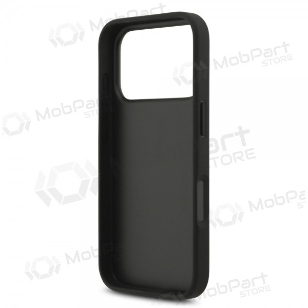 Funda para Apple iPhone 17 Pro -Guess PU 4G Metal Logo Strap- (negra)