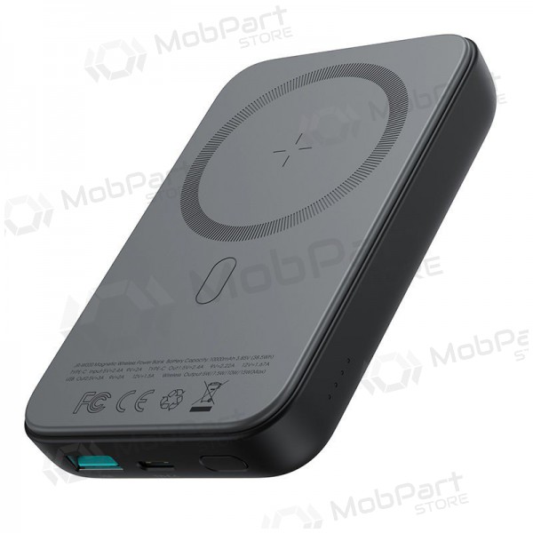 Batería externa Power Bank Joyroom JR-W020 20W Magnético Inalámbrico 10000mAh negro