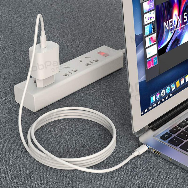Cable USB Hoco X51 Tipo-C - Tipo-C 20V 5A 100W 2.0m (blanco)