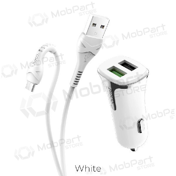 Cargador de coche HOCO Z31 USB + 