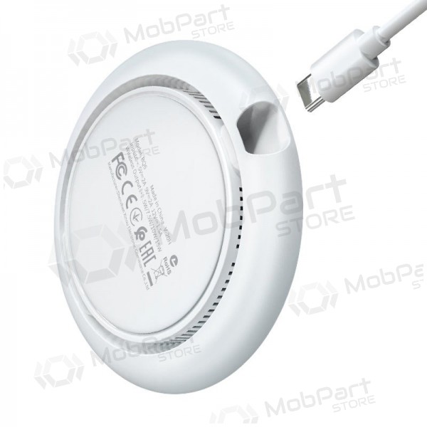 Cargador inalámbrica Borofone BQ6 QC3.0 (15W) (blanco)