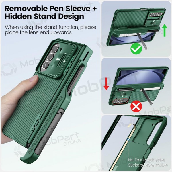 Funda para Samsung Galaxy Z Fold4 - Nillkin CamShield Pro (verde)