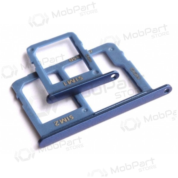 Samsung A605 Galaxy A6+ 2018 Titular de la tarjeta SIM (2piezas) (azul) Samsung A605 Galaxy A6+ 2018 Titular de la tarjeta SIM (2piezas) (azul)