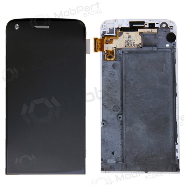 LG H850 G5 pantalla (con un marco) (negro) (service pack) (original)