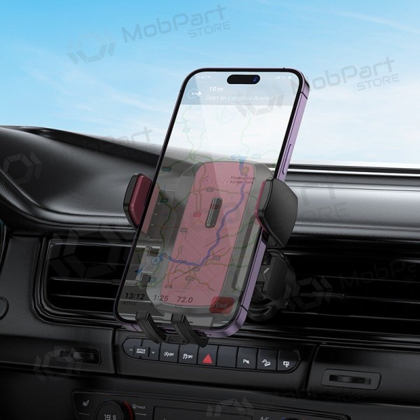 Soporte para teléfono de coche Hoco H64 (air vent) negro
