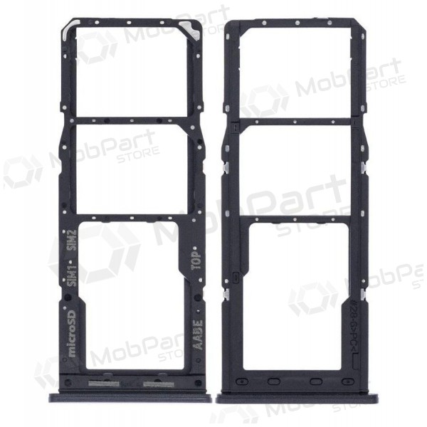 Samsung Galaxy A125 A12 / A127 A12S Titular de la tarjeta SIM (negro) (service pack) (original)