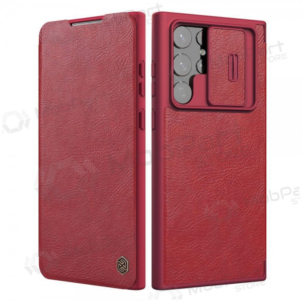 Samsung Galaxy S23 Plus funda „Nillkin Leather“ (rojo)