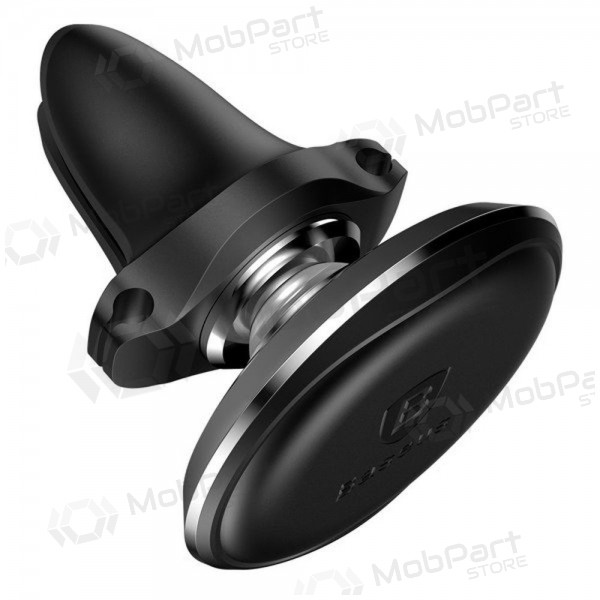 Telefono laikiklis Baseus Magnetic Air Vent With Cable Clip negro SUGX020001