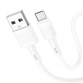 Cable micro USB Hoco X83 USB-A a micro USB 1 m blanco