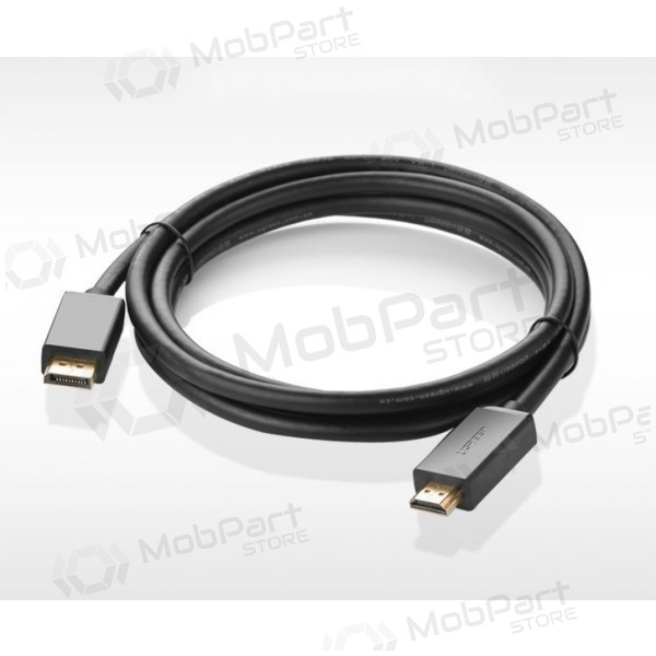 Cable Ugreen DP101 DisplayPort to HDMI 2.0m negro