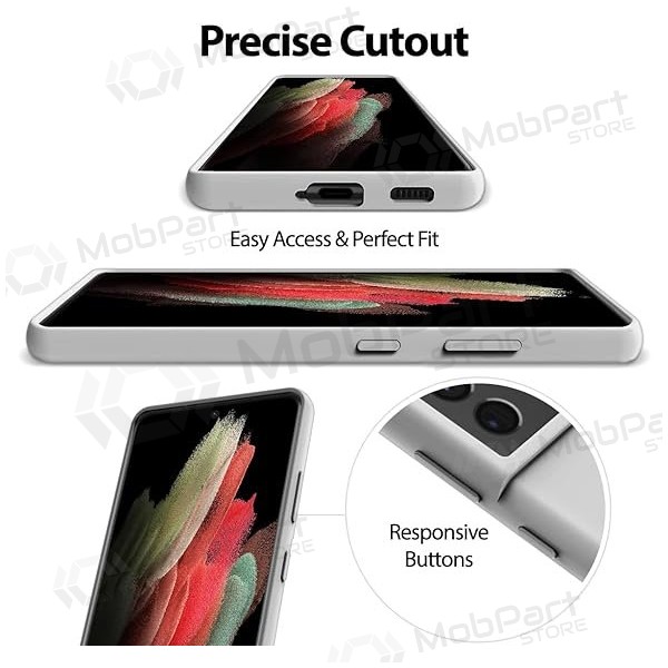 Funda de silicona Mercury para Samsung Galaxy S25 FE (color piedra)