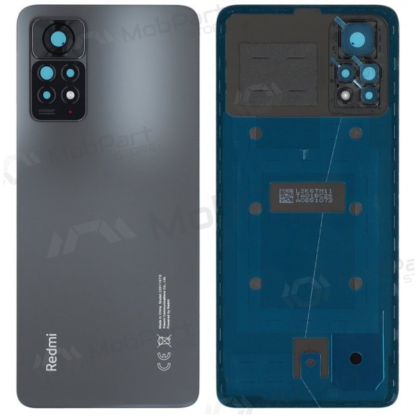 Xiaomi Redmi Note 11 Pro tapa trasera de la batería (gris) (original) (service pack)
