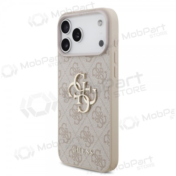 Funda para Apple iPhone 17 Pro Max - Guess PU 4G Metal Logo (rosa)