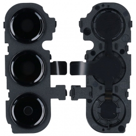 Cristal de cámara con marco para Samsung Galaxy A16 5G (negro) (original)