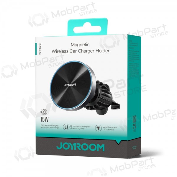 Automobilinis laikiklis-cargador Joyroom JR-ZS240 Pro MagSafe 15W negro