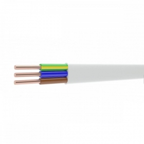 Cable de alimentación Lietkabelis YDYp 3x2.5 mm² de cobre PVC bobina de 100 m.