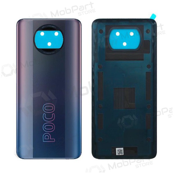 Xiaomi Poco X3 Pro tapa trasera de la batería (negro)