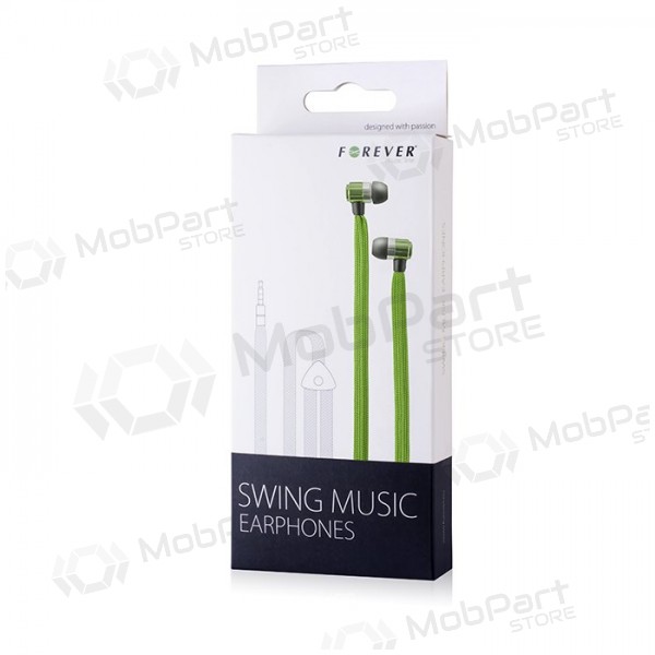 Auriculares manos libres Forever Swing Music 3,5mm (verde)