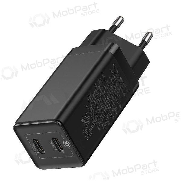 Cargador Baseus GaN 45w (20V/3A) + Type-C cable (MacBook) (negro)