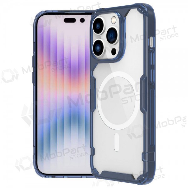 Apple iPhone 13 Pro Max funda „Nillkin Nature Magnetic“ (azul)