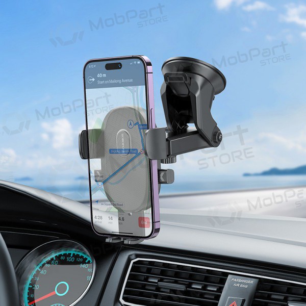 Soporte para teléfono de coche Borofone BH93 (dashboard) negro