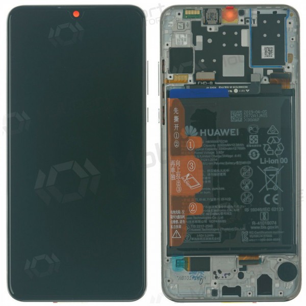 Huawei P30 Lite 48MP pantalla (blanco) (con un marco y bateria) (service pack) (original)