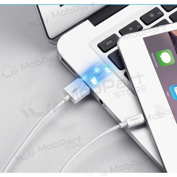 USB cable Ugreen US155 MFi USB to Lightning 2.4A 2.0m blanco